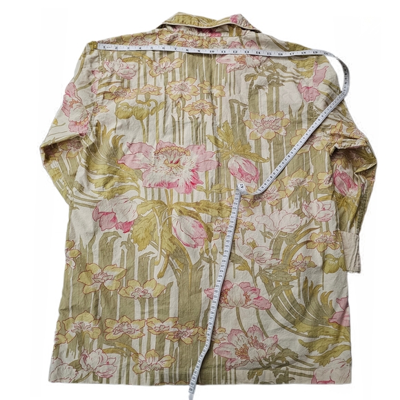 The Chandler Collection 100% cotton Floral Pajama Top - Picture 11 of 12